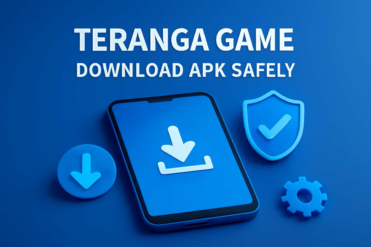 Informative depiction of the Teranga Game APK download process.