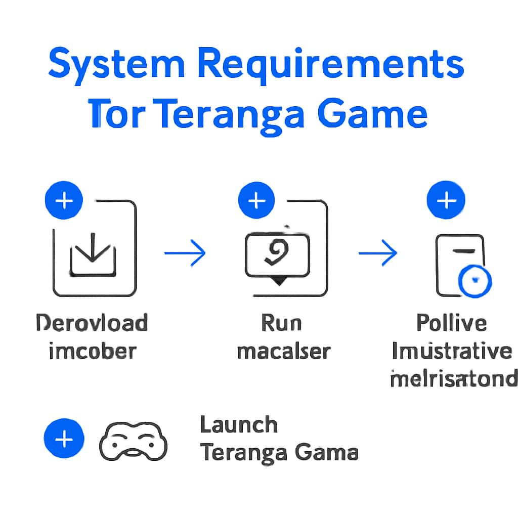 Diagram illustrating the installation process for Teranga Game.