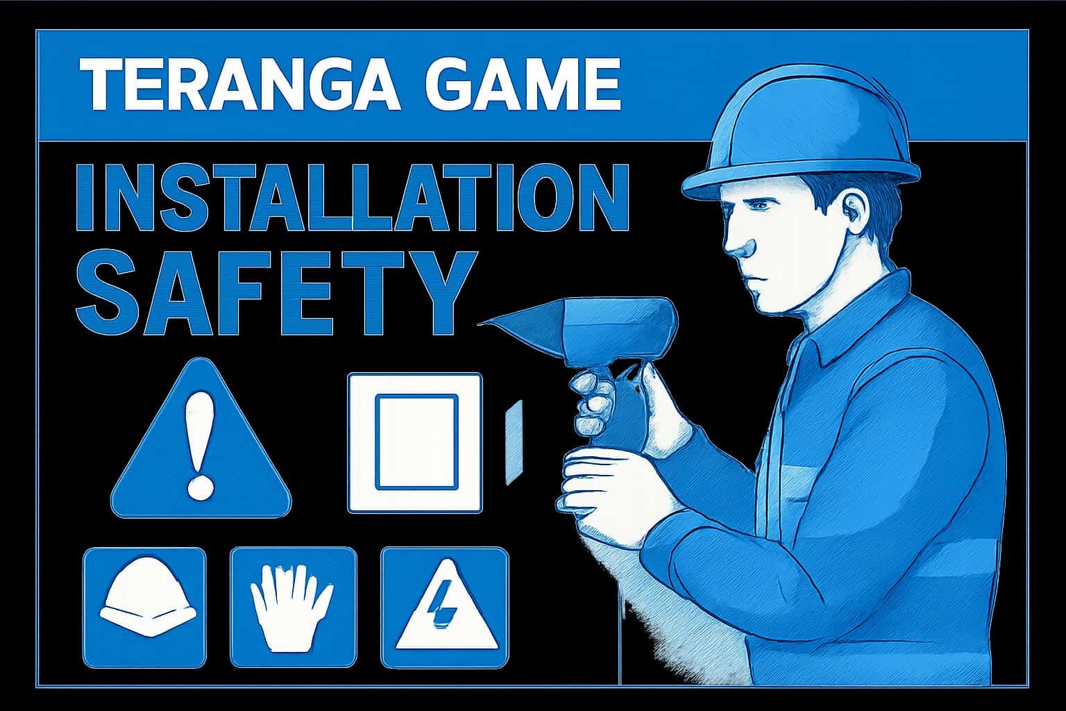 Informative scene about Teranga Game installation safety.