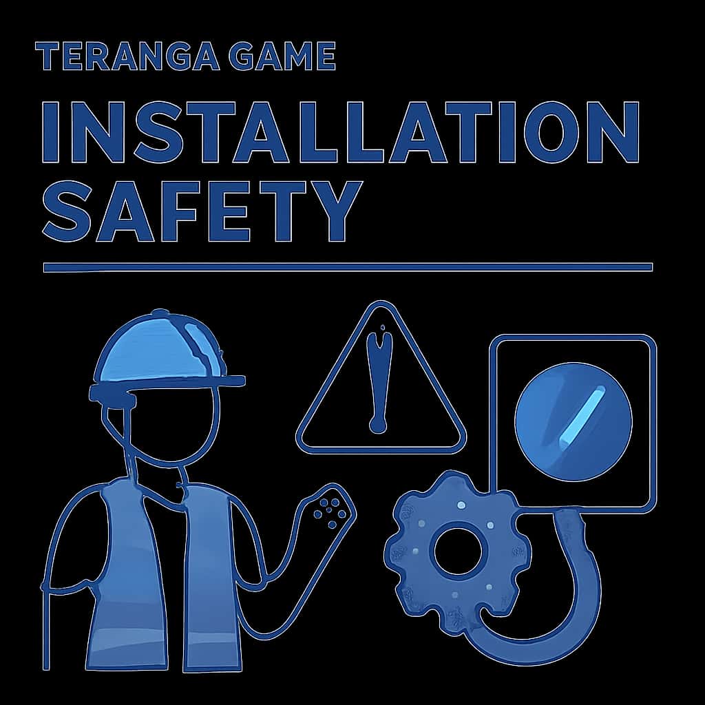 Illustration of Teranga Game installation process.