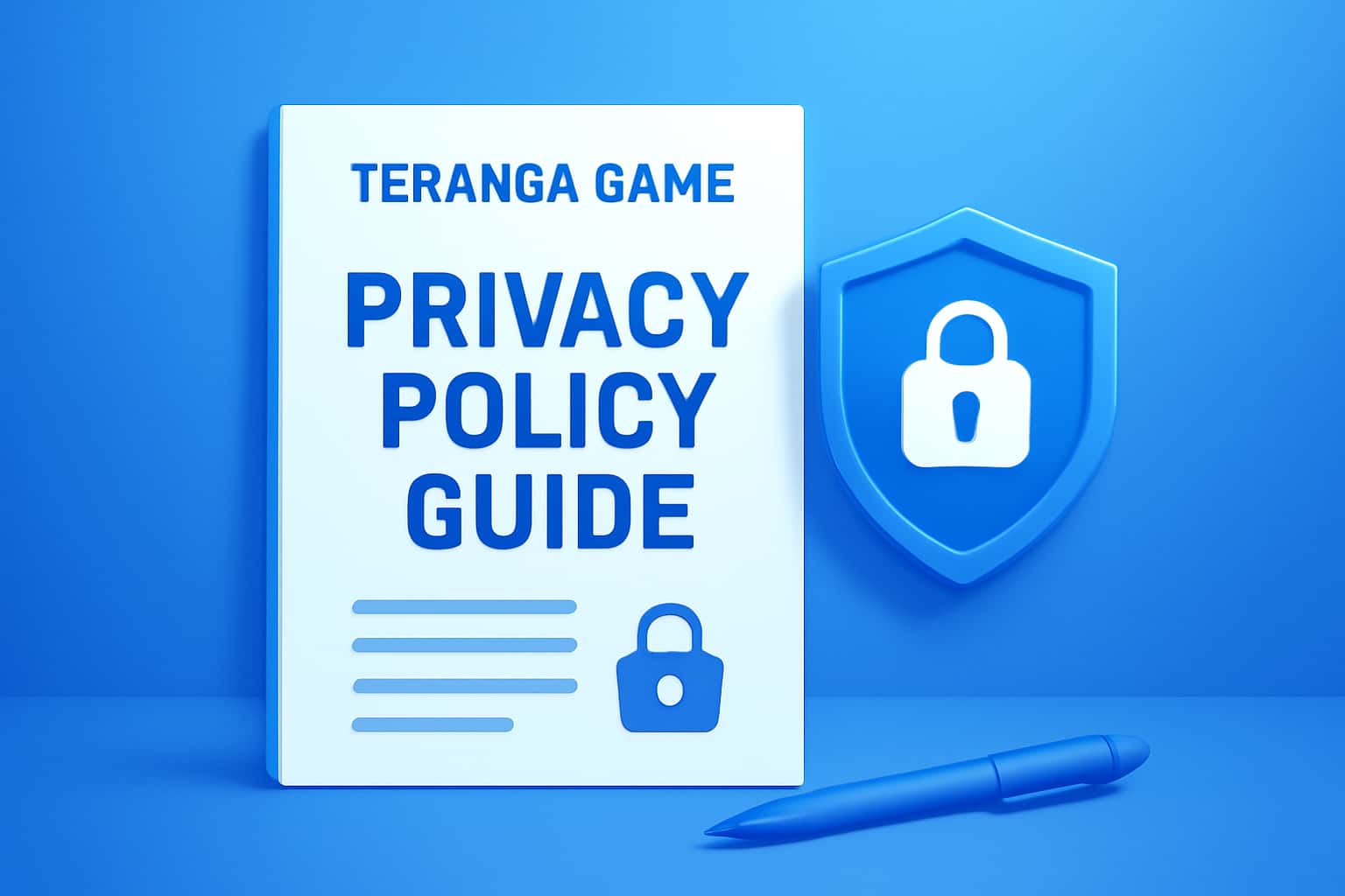 An informative visual representation of the Teranga Game Privacy Policy Guide.
