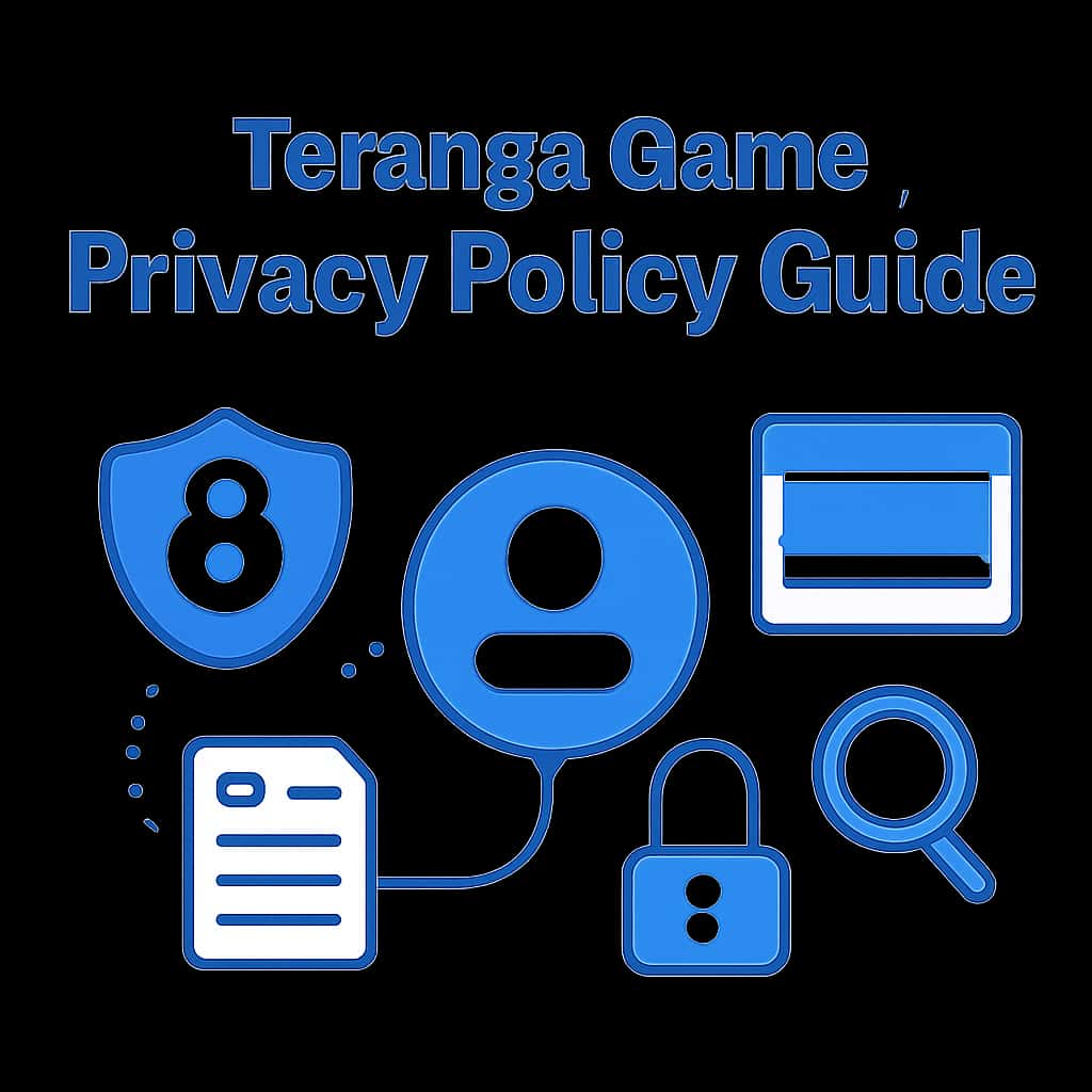 Diagram illustrating aspects of the Teranga Game Privacy Policy Guide.