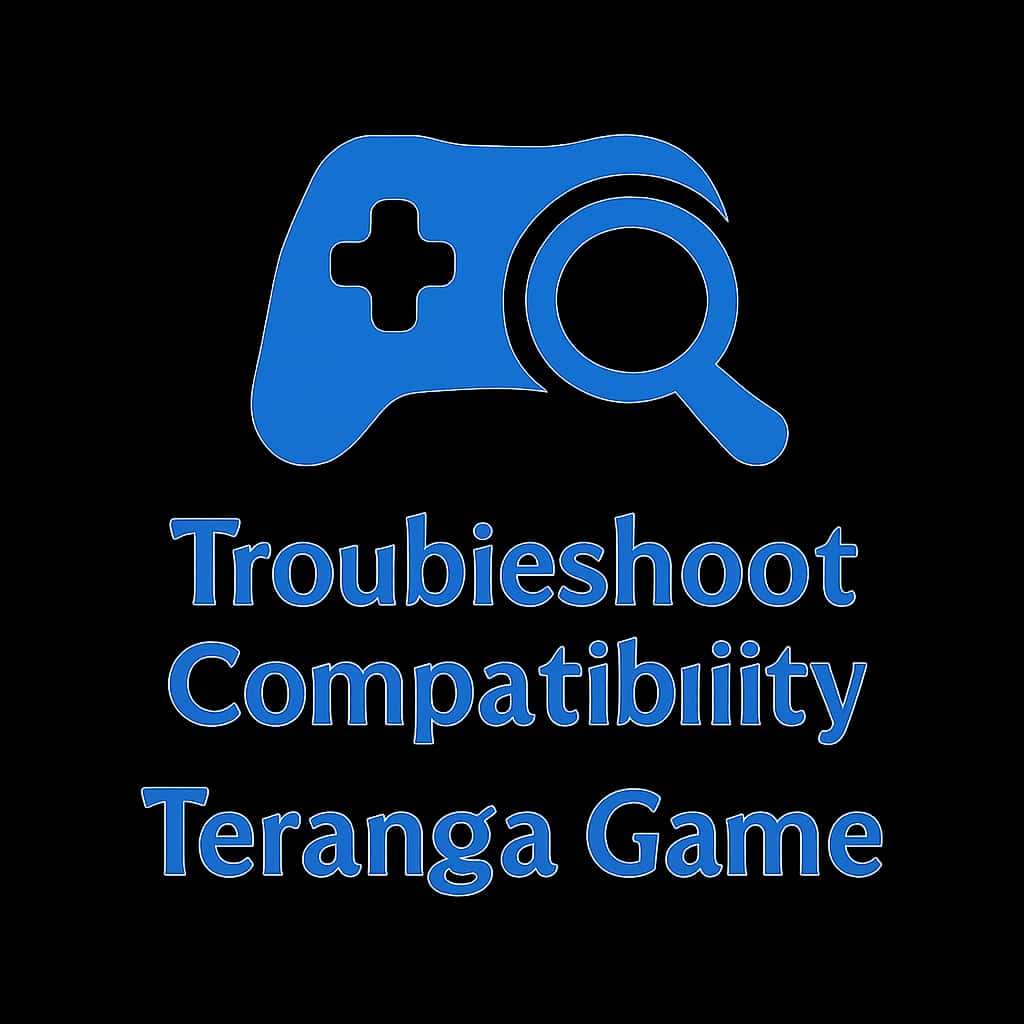 Badge representing Teranga Game compatibility troubleshooting.